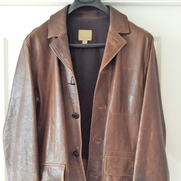 Banana Republic Heritage leather jacket - Picture 1 of 5